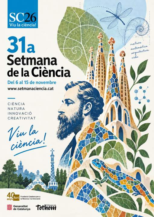 Cartell guanyador de la Setmana de la Ciència 2026