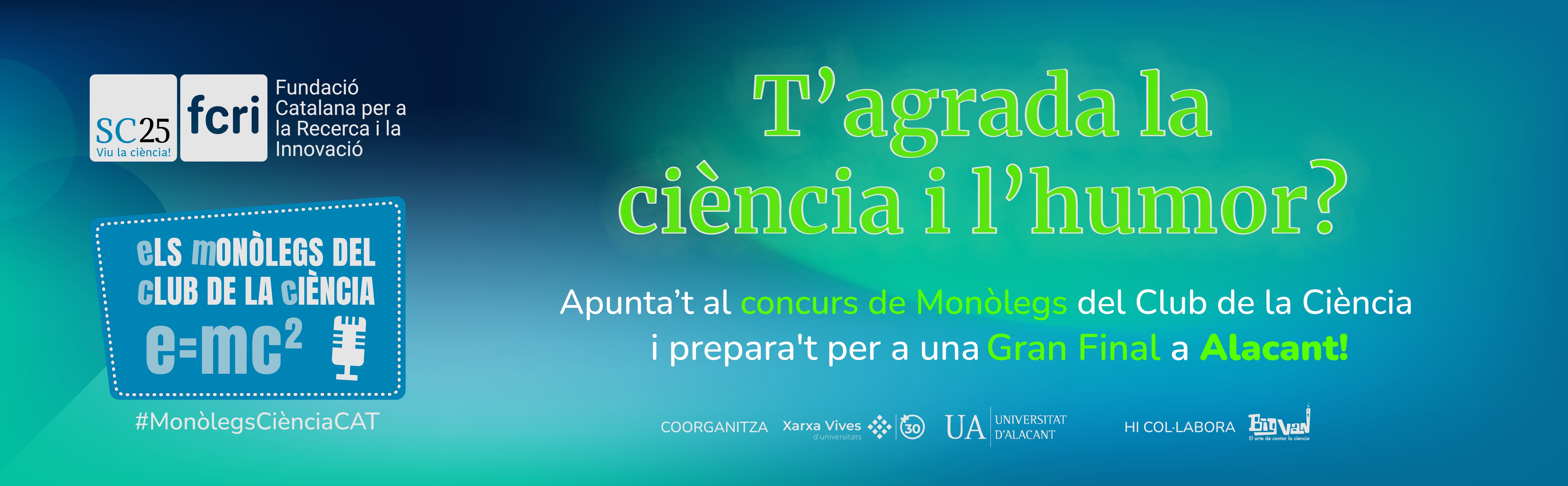 Banner de la Setmana de la Ciència