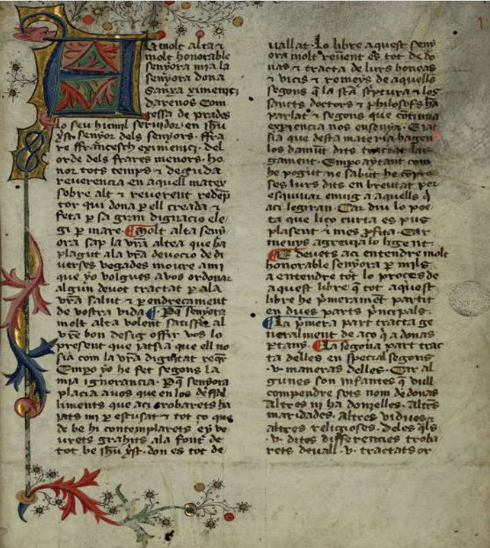 La llengua literària catalana dels segles XIII-XV