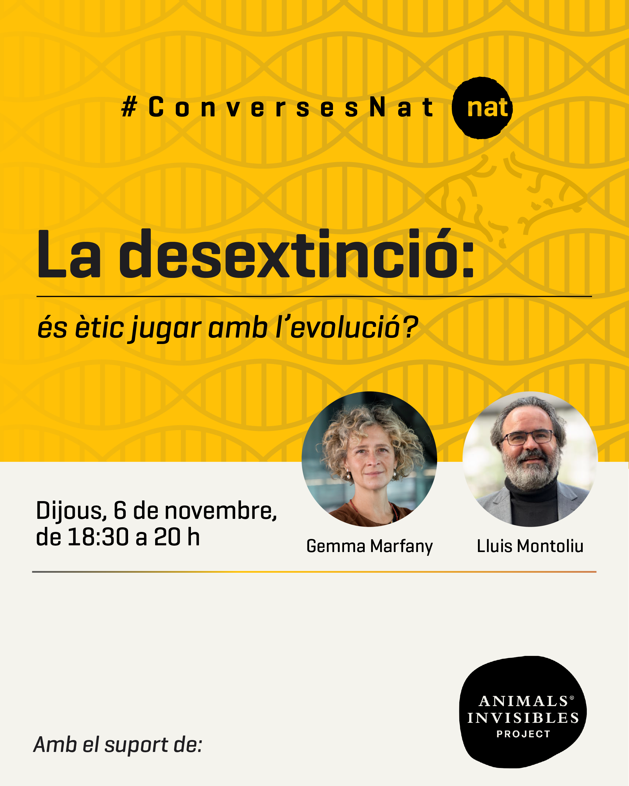 ConversesNat: La desextinció, és ètic jugar amb l’evolució?