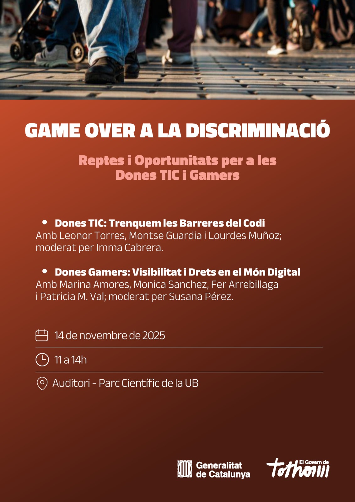 Game over a la discriminació: Reptes i oportunitats per les dones TIC i Gamers.