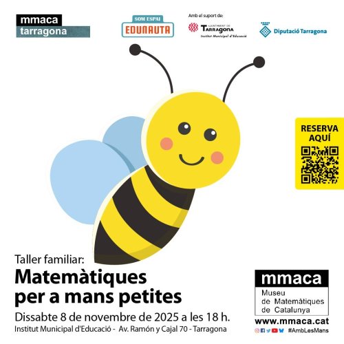 Taller familiar (4-7 anys): Matemàtiques per a mans petites