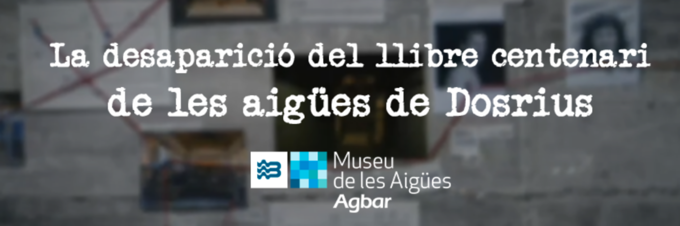 Crims al Museu: La desaparició del llibre centenari de les aigües de Dosrius